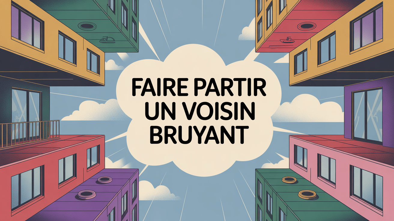comment faire déménager un voisin illustration façade immeuble