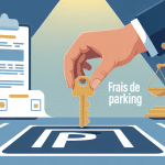 Illustration achat parking et frais de notaire