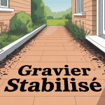 inconvénient gravier stabilisé allée maison salissures et traces