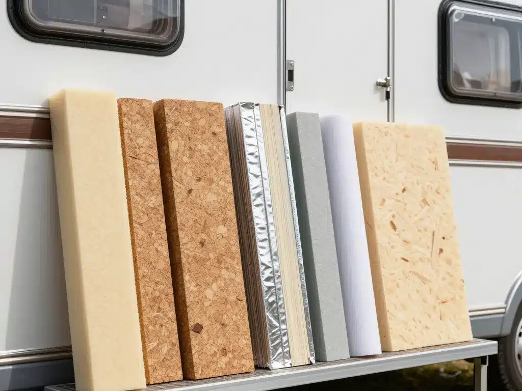 Matériaux isolation caravane mousse liège laine