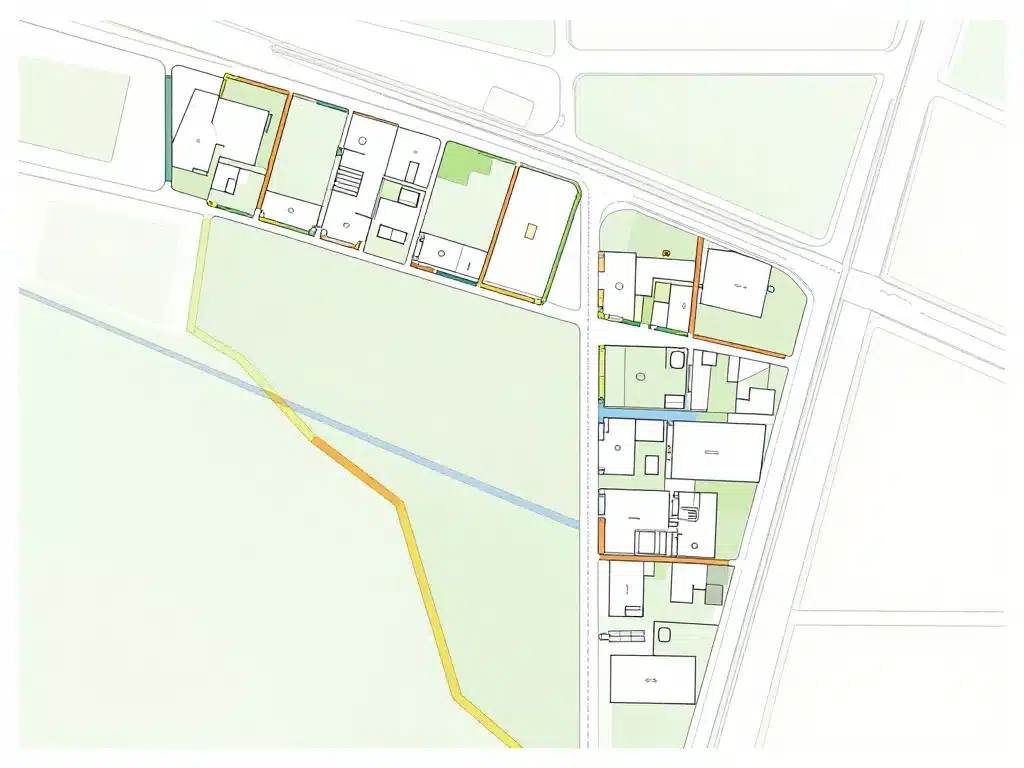 schéma limite propriété marge d'erreur plan terrain