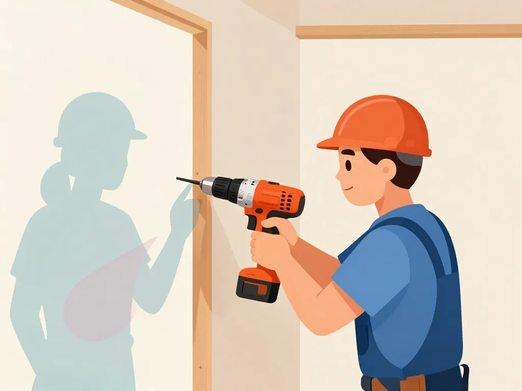 Illustration où percer mur maison Phenix en sécurité