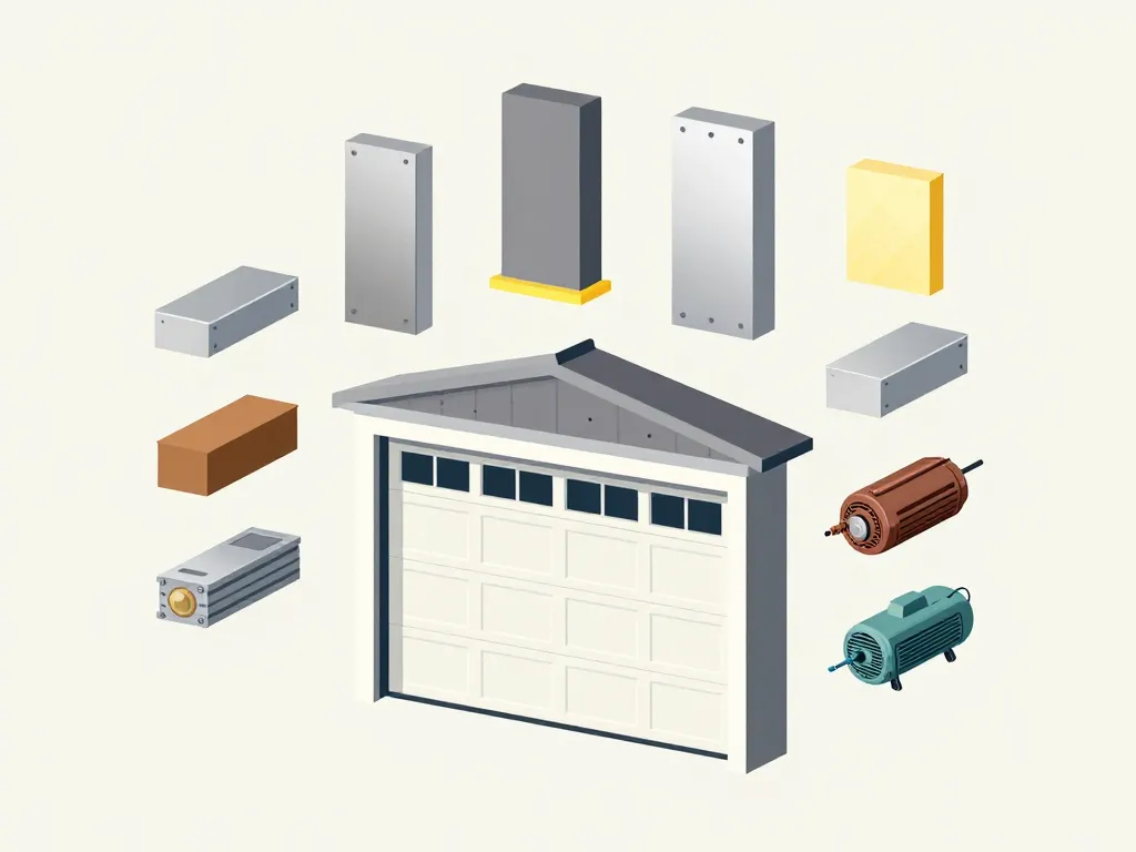 diagramme facteurs prix de porte de garage basculante