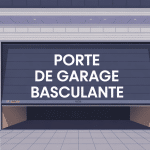 prix de porte de garage basculante sur façade résidentielle moderne
