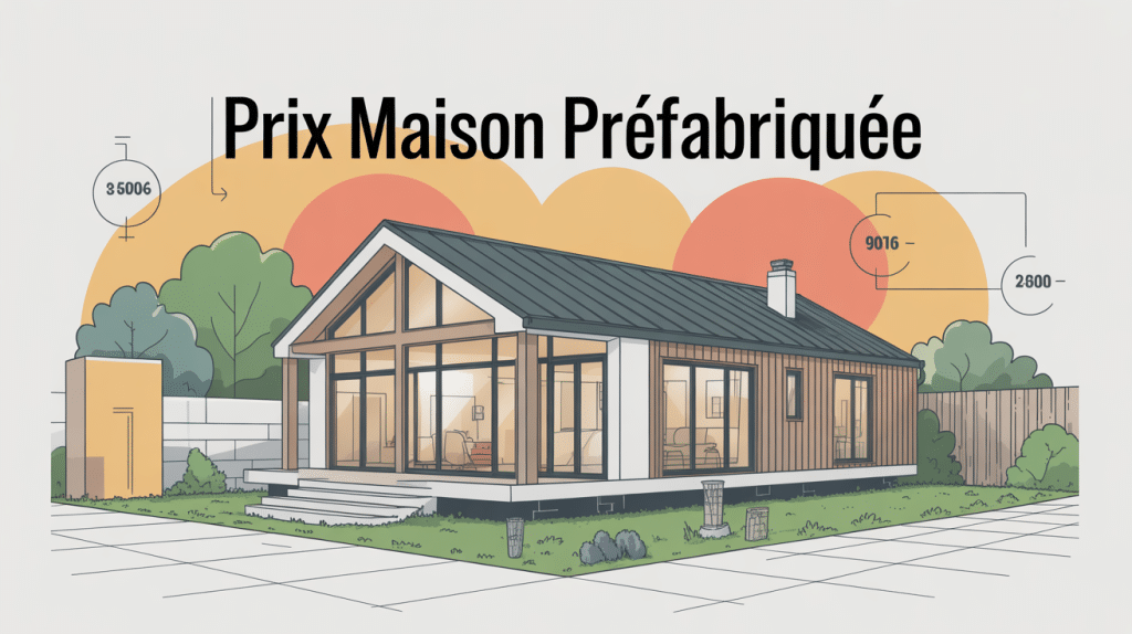 prix des maisons préfabriquées illustration maison modulaire