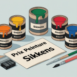 illustration prix peinture sikkens pots nuancier outils