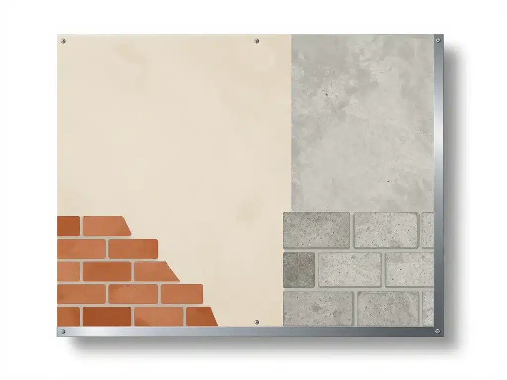 Diagramme de visser placo directement sur mur sans ossature