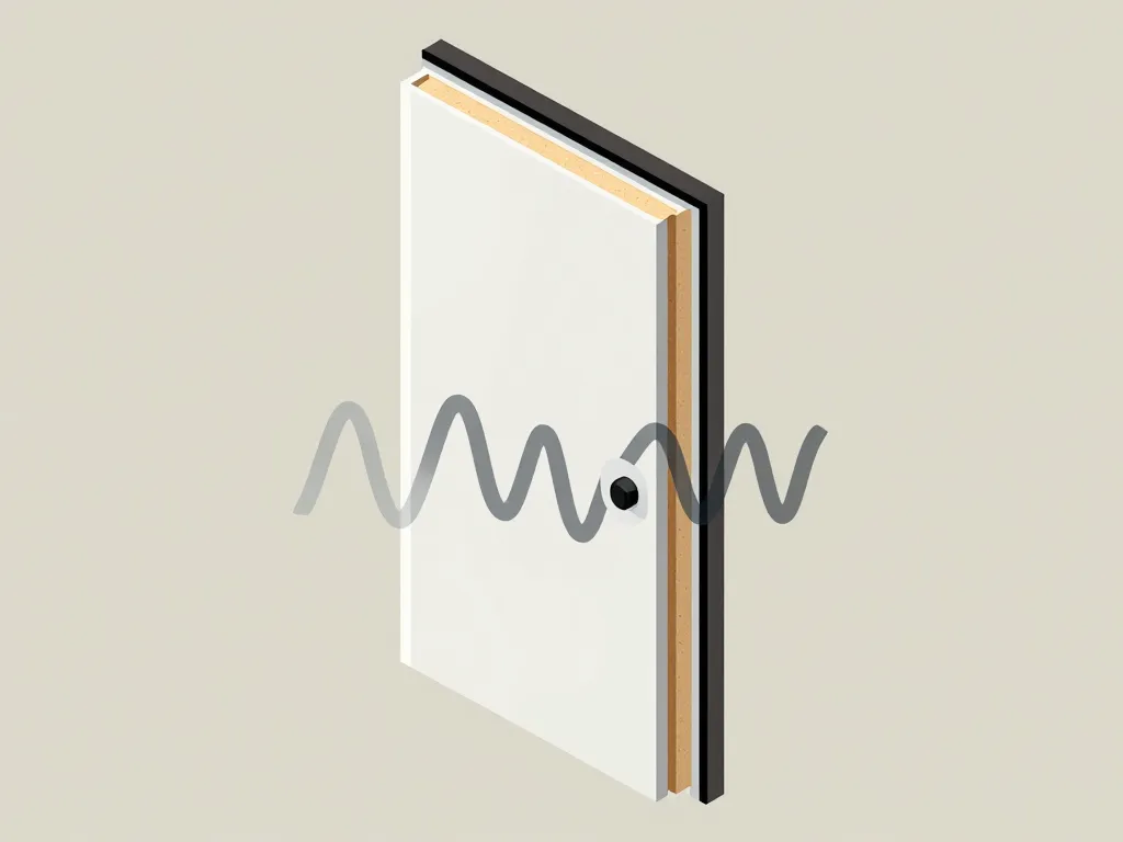 isolation acoustique structure porte intérieure phonique