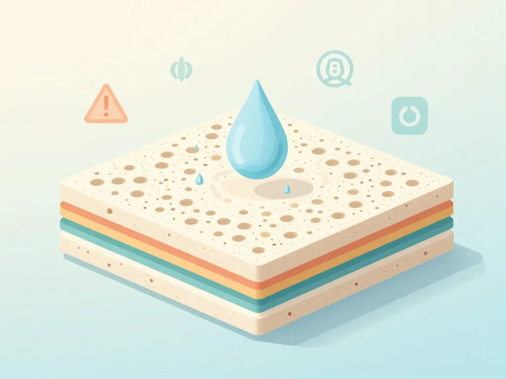 tapis diatomite danger vue en coupe et risques