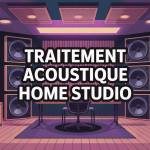Illustration globale du traitement acoustique home studio