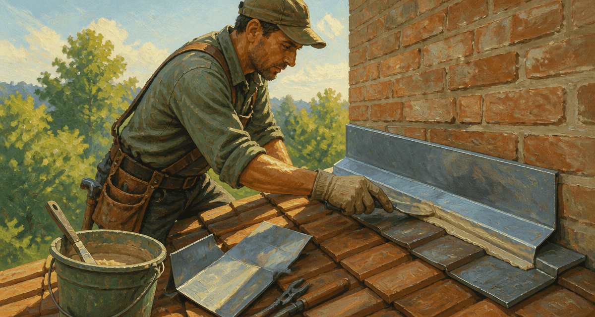 jonction toit mur solin zinc artisan