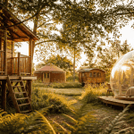 Habitats insolites cabane, yourte et bulle en forêt
