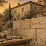 maison pierre de taille mur calcaire jardin