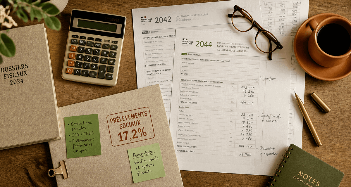 prelevement sociaux sur revenu foncier calculatrice et documents fiscaux