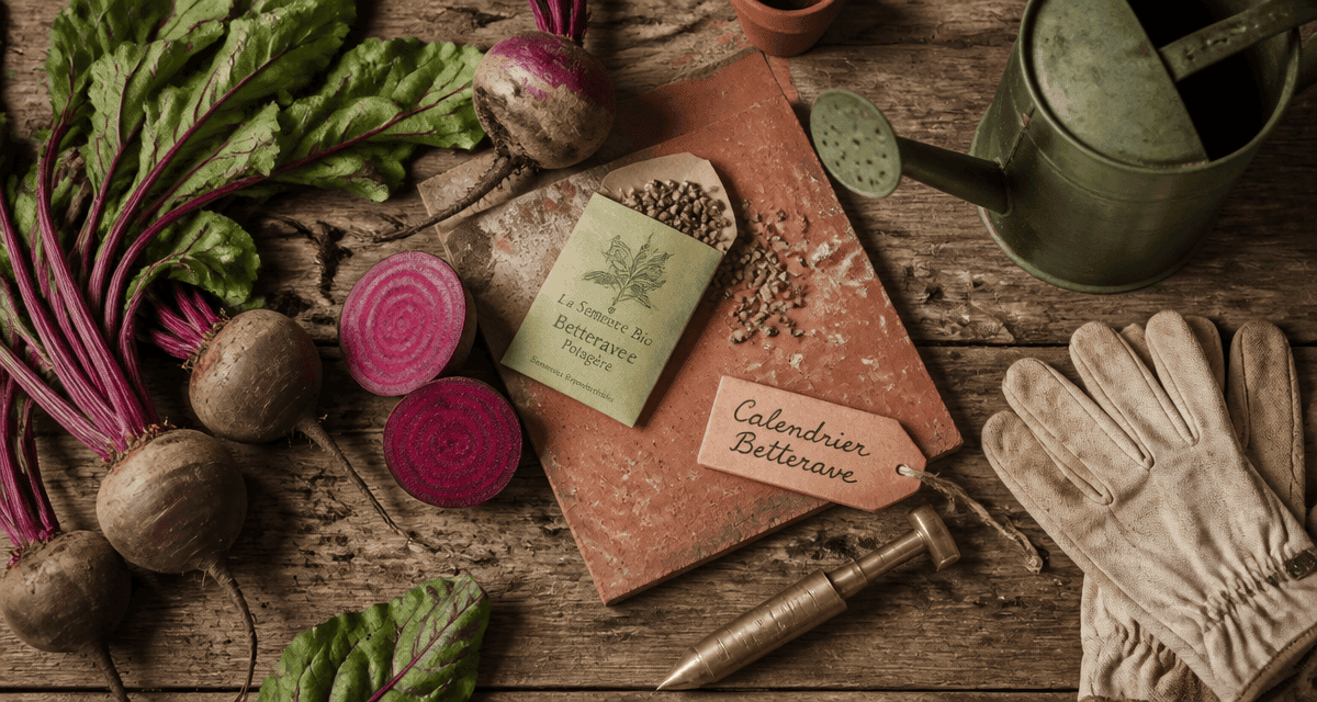 quand planter betterave sur plan de travail rustique