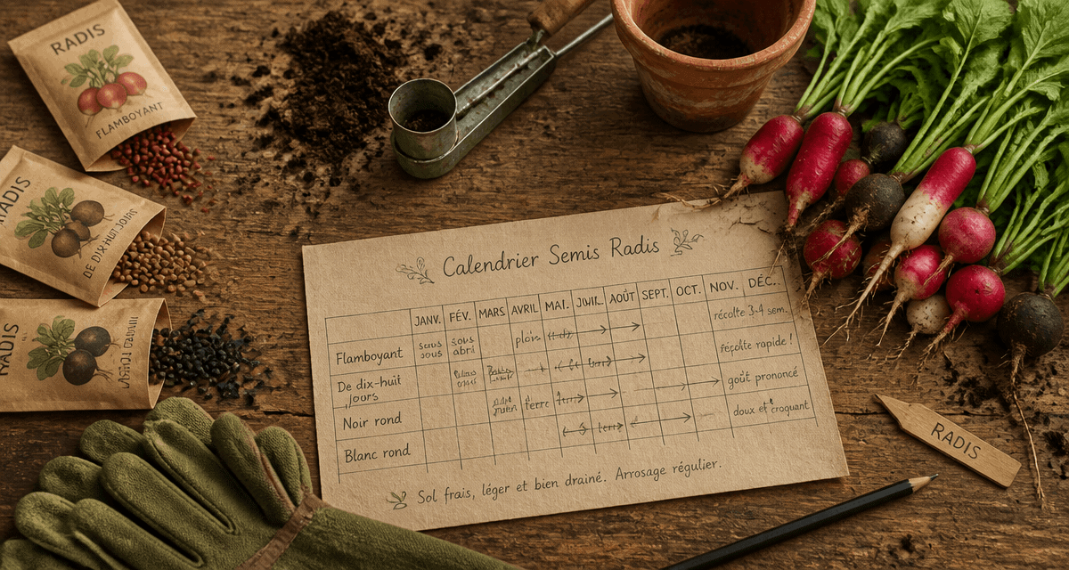 quand semer les radis calendrier semis radis