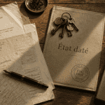 vente sans état daté table documents clés