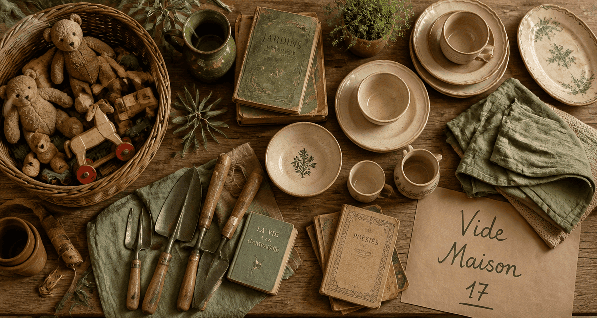 vide maison 17 table objets anciens