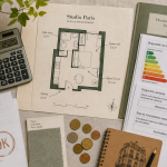 Acheter studio Paris : plan d’appartement et DPE pour investissement 14-30 m²