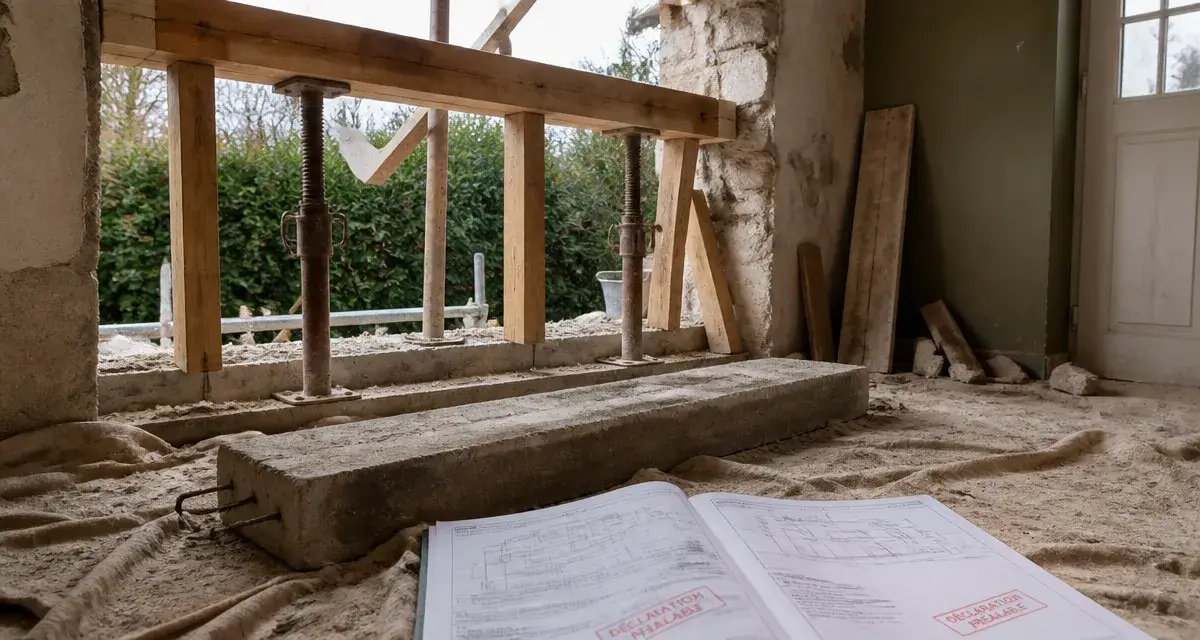 Agrandir fenetre en chantier : déclaration préalable