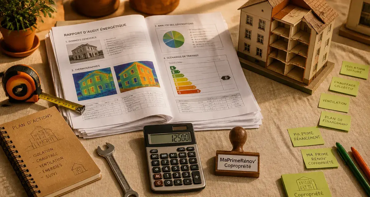 Audit energetique copropriété en copropriété : rapports et plan de rénovation