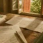 Commodat immobilier : prêt gratuit sans bail, documents juridiques et plan d’appartement