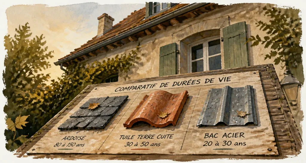Durée de vie toiture : ardoise 100 ans et 3 réflexes protection