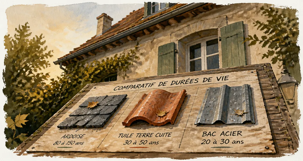 Durée de vie toiture : ardoise 100 ans et 3 réflexes protection