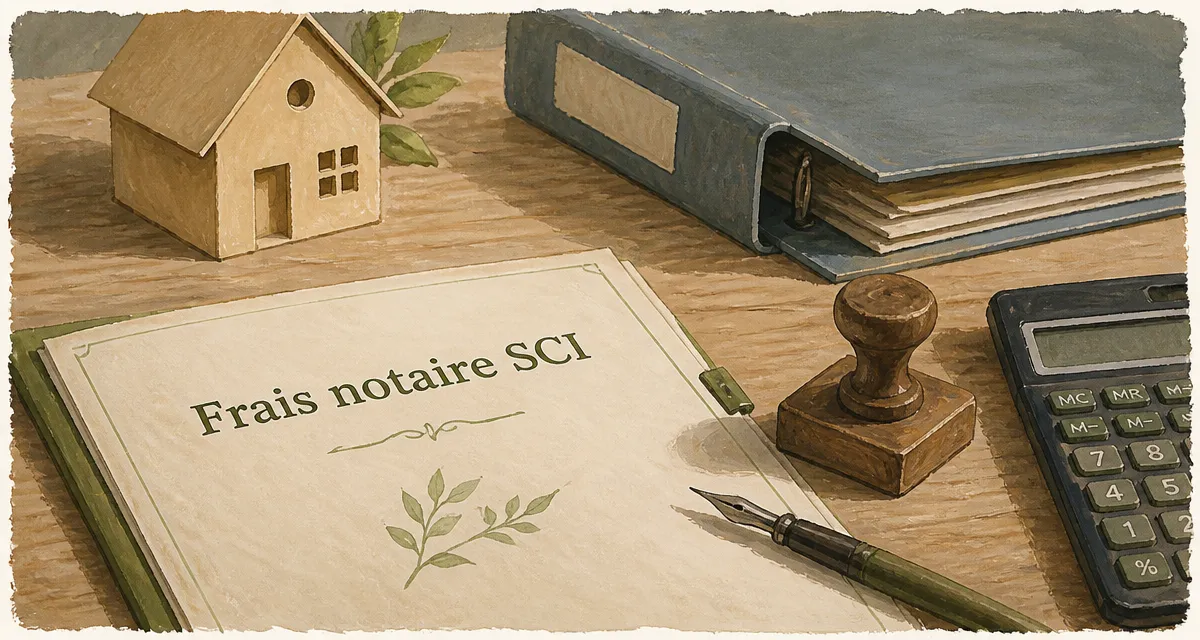 Frais de notaire pour une SCI : dossier et calcul des coûts notaire