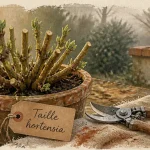 Quand couper hortensia : taille en février d’un hortensia en pot