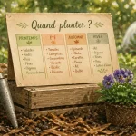Quand planter des fleurs : calendrier de plantation en 4 étapes
