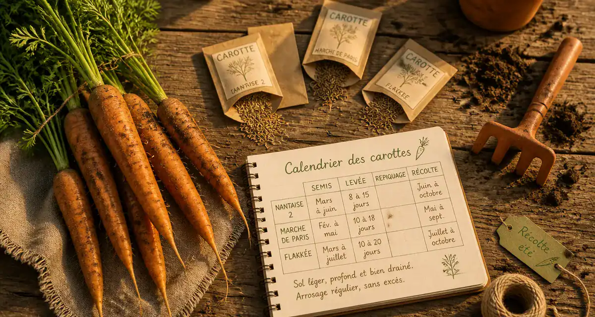 quand semer les carottes calendrier semis carottes