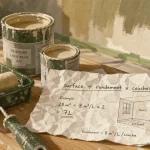 Combien de litre de peinture pour 100m2 : calcul rendement et couches
