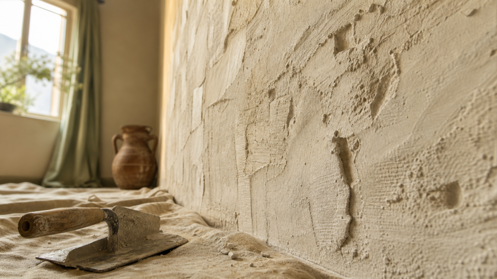 Mur en enduit décoratif structuré Reliefex mat ou brillant, relief pierre mat
