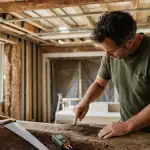 Habiller un plafond entre les poutres : diagnostic d’humidité et chantier