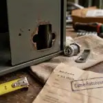 Serrure de boite au lettre 16 mm avec clé PTT et compatibilité