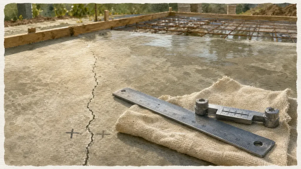 Dalle béton qui fissure au séchage : microfissure normale ou vrai signal d’alerte ?