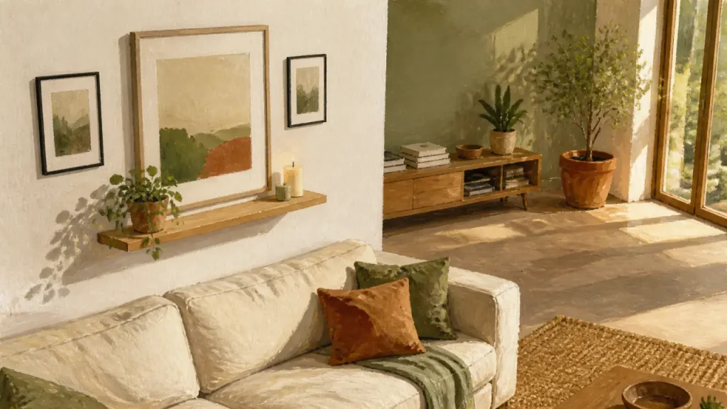 Comment décorer un mur blanc sans le surcharger ? Cadres, relief et bonnes proportions