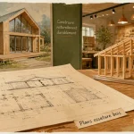 Plan maison ossature bois : plain-pied et R+1