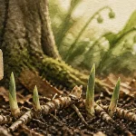 Quand et comment planter le muguet : griffes en terre au sous-bois