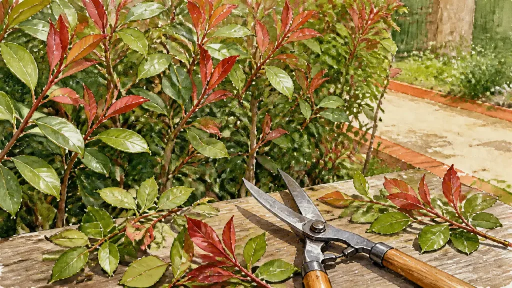 Quand tailler les photinia ? Après floraison, 2 à 3 tailles par an, hors hiver