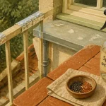 Recette de grand mere pour faire fuir les pigeons : spray au vinaigre, épices et huiles essentielles sur balcon