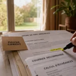 Suspendre credit immobilier : dossier prêt bancaire en pause