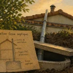 Aeration fosse septique : tuyau de ventilation pour éviter odeurs et corrosion