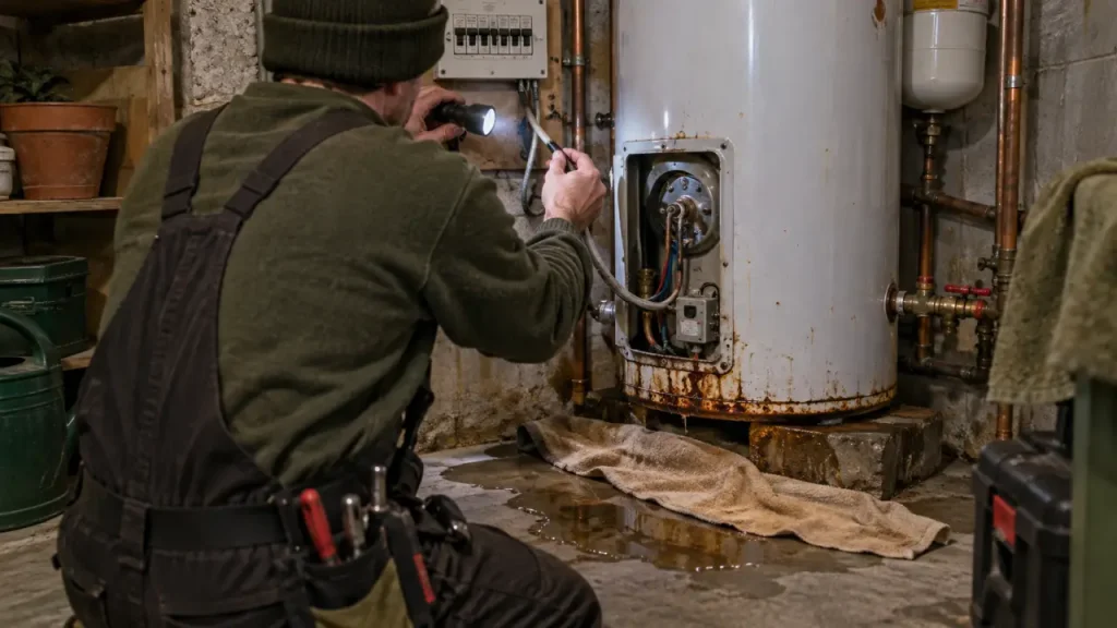 Chauffe-eau en panne : le signe à ne jamais masquer avant d’appeler un professionnel