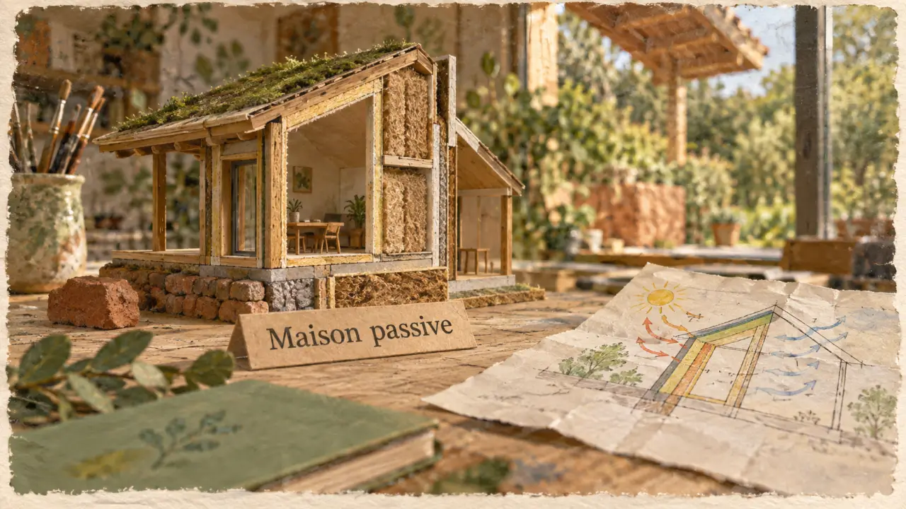 Construction écologique maison : maison passive, isolation fibre de bois