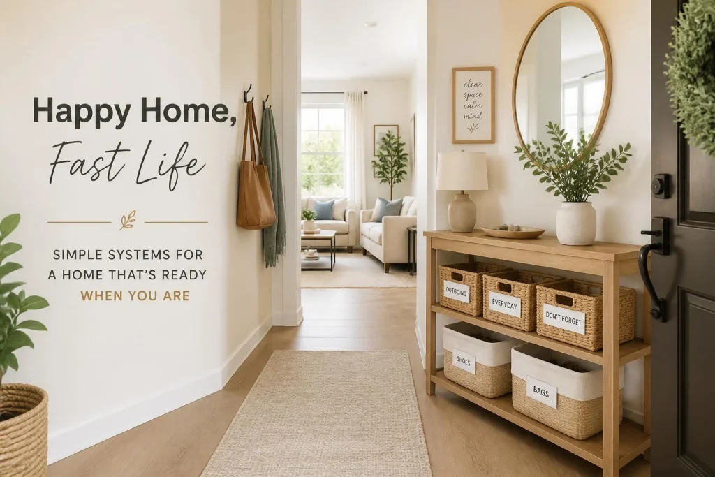 Maison pratique au quotidien : 10 idées déco et organisation qui font gagner du temps