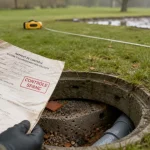 Mise aux normes des fosses septiques : contrôle SPANC sur fosse toutes eaux