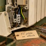 Ne pas brancher fil pilote radiateur, jamais à la terre (raccordement)