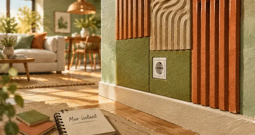 Un panneau isolant décoratif améliore le confort, sans remplacer une isolation complète